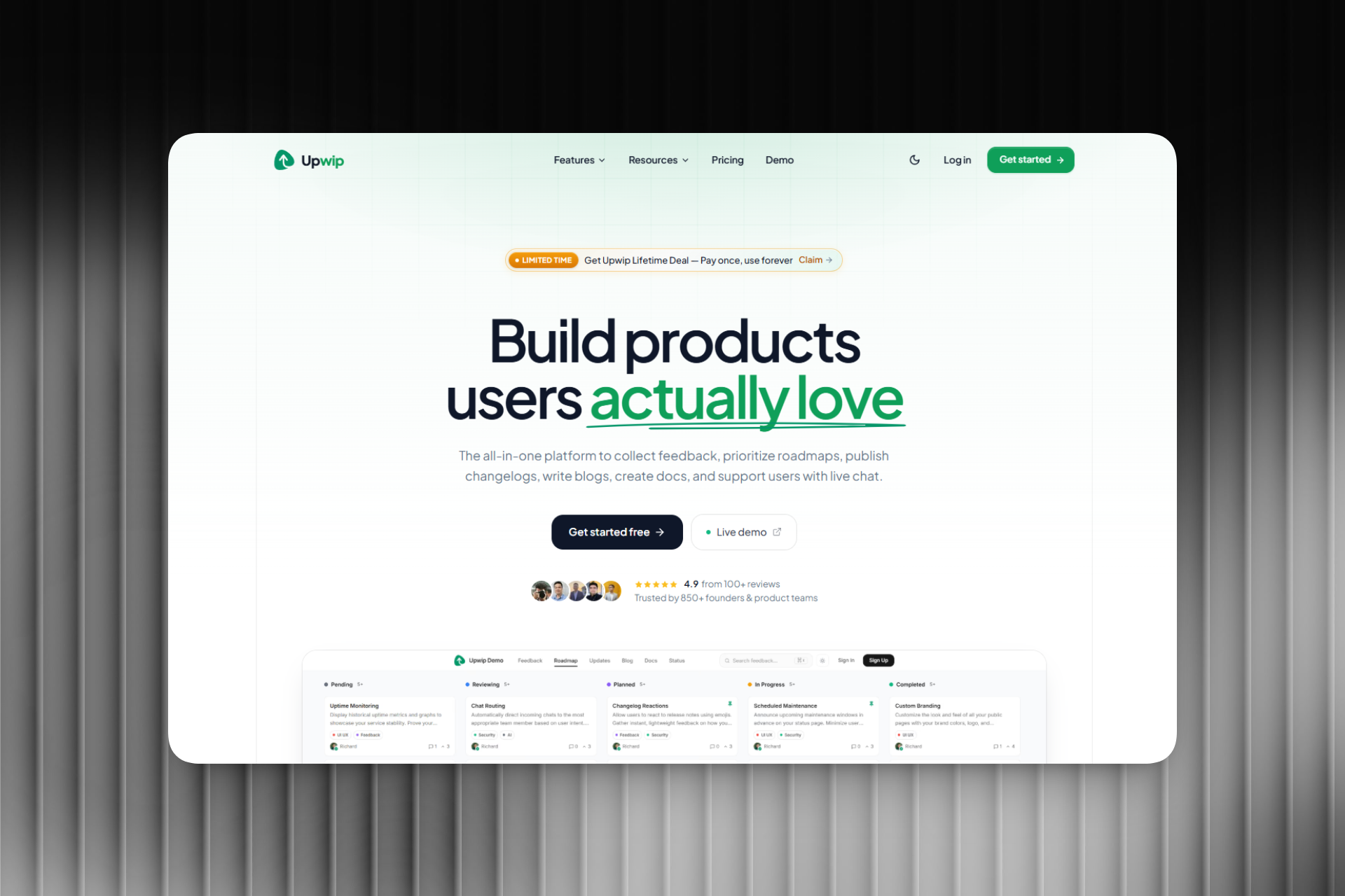 Upwip Big Update: A Completely Redesigned Dashboard
