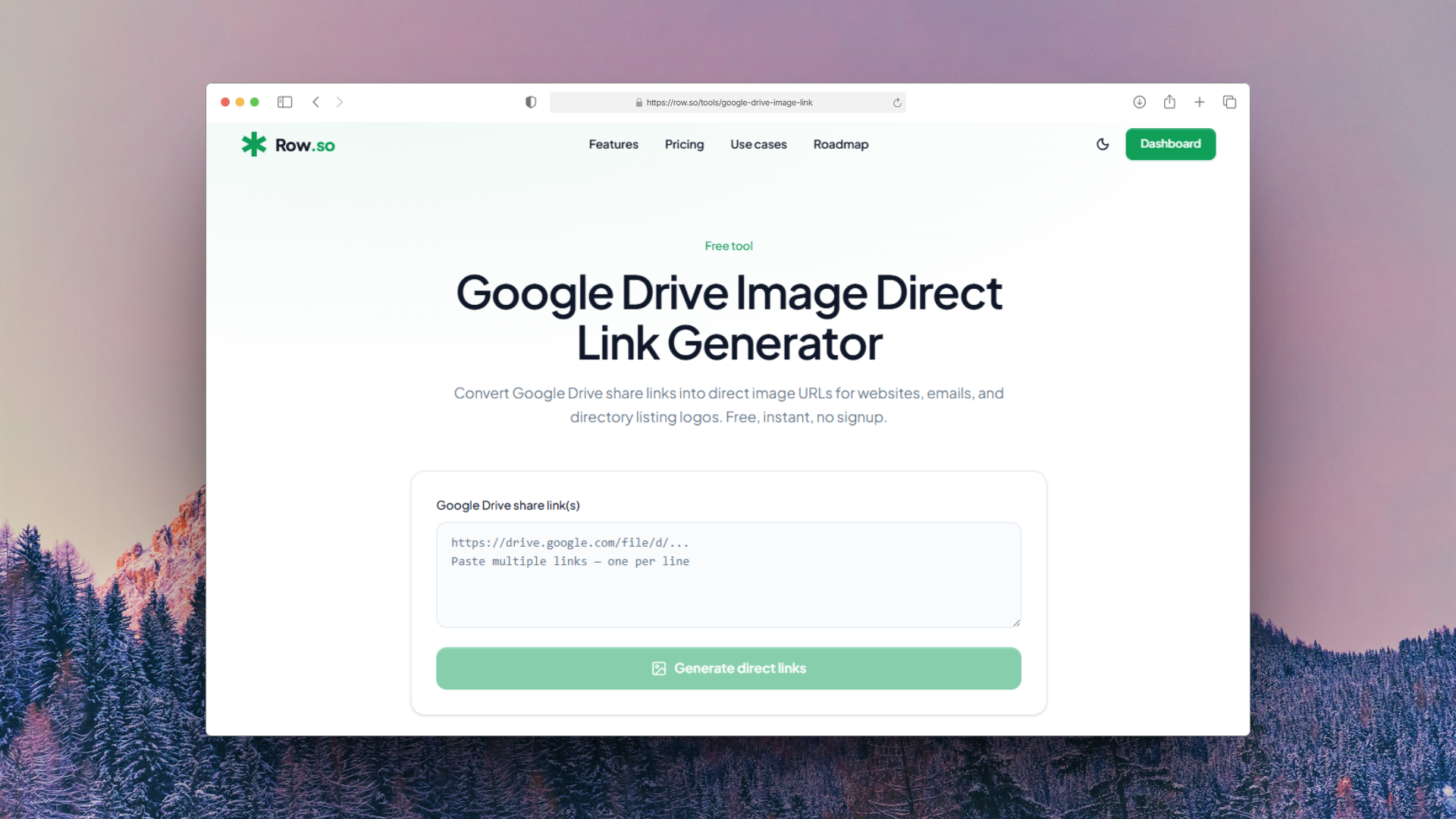 Google Drive Image Direct Link Generator